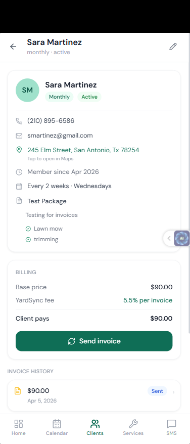 Client profile